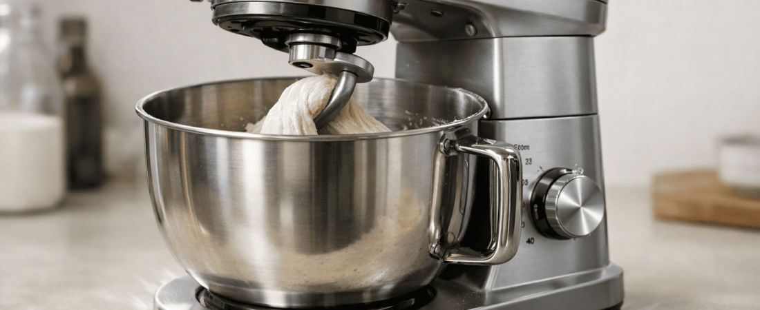 Por qué tu amasadora se mueve, vibra o rebota al amasar pan