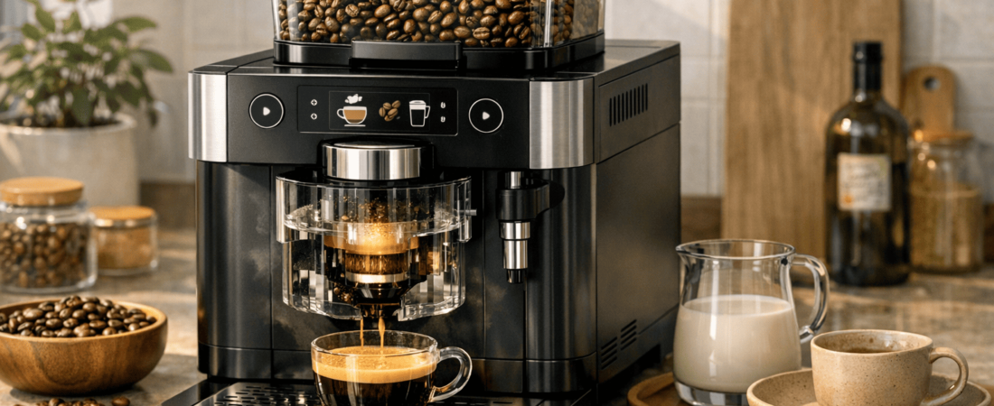 Qué es una cafetera superautomática y cómo elegir una correctamente