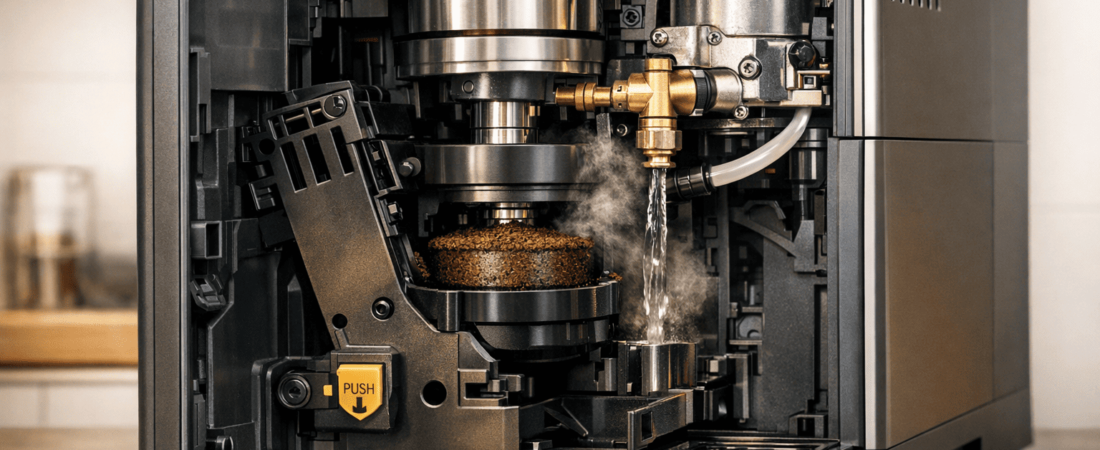 Grupo de infusión en cafeteras superautomáticas: cómo funciona y cuál elegir