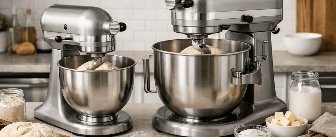 KitchenAid vs Kenwood: qué amasadora es mejor para casa