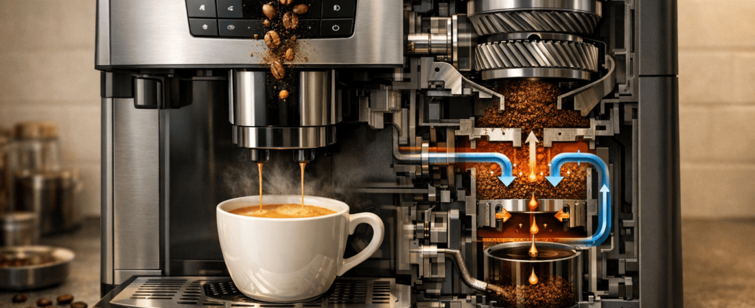 Molinillo y presión en cafeteras superautomáticas: lo que realmente importa