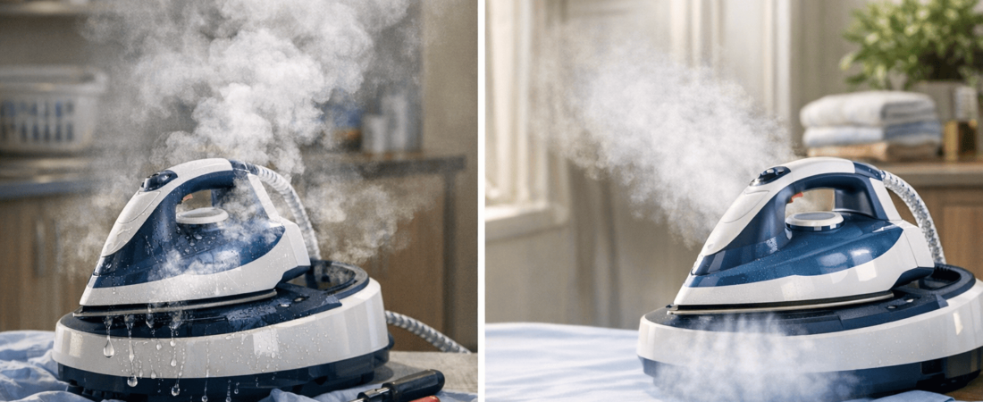 Problemas en centros de planchado: por qué pierde presión, gotea o no saca vapor y cómo solucionarlo